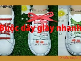 10 cách buộc dây giày nhanh đẹp