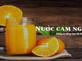 Cách vắt nước cam không bị đắng