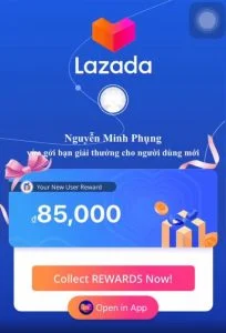 Mã giảm giá lazada cho người dùng mới