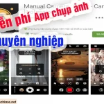 ứng dụng chụp ảnh chuyên nghiệp cho điện thoại android
