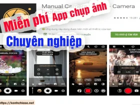 ứng dụng chụp ảnh chuyên nghiệp cho điện thoại android