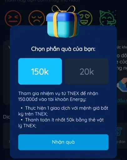 Hướng dẫn nhận 150k TNEX