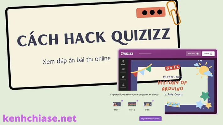 Cách hack Quizizz xem đáp án