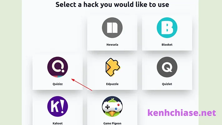 Hướng dẫn hack quizizz