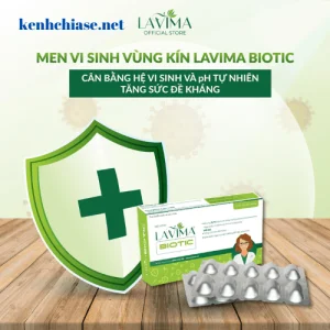 Viên uống phụ khoa Lavima Biotic